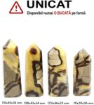  Obelisc Septaria Druzy Mineral Natural 1 Varf - 109-132 x 34-42 x 25-32 mm - (XXL) - 1 Buc