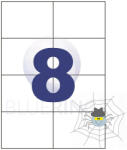 BLUERING Etikett címke, 105x74mm, 8 címke/lap Bluering®