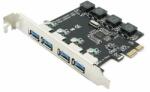 BlackBird PCI-E Bővítőkártya 4xUSB 3.0, BH1295 (BH1295)