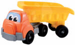 Ecoiffier Camion articulat Écoiffier cu o lungime de 63 cm galben-portocaliu de la 18 luni (ECO509)