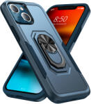 Alphajack iPhone 13 Pro ütésálló sötétkék tok, kihajtható mágnesezhető támasszal (TPU+PC Shockproof) Alphajack