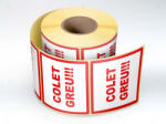 Label Print Etichete personalizate, COLET GREU, 100x100 mm, 1000 buc rola (06905631012301)