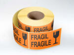 Label Print Etichete personalizate, FRAGIL FRAGILE oranj, 50x100 mm, 1000 buc rola (06905631020101)