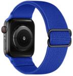 MYBANDZ Flexibil stofă curea de ceas Apple Watch 38-40-41mm albastru (APW383005)