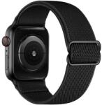 MYBANDZ Flexibil stofă curea de ceas Apple Watch 42-44-45mm negru (APW423000)