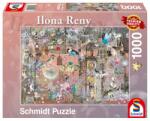 Schmidt Spiele Puzzle Schmidt din 1000 de piese - Pasari si pisici (59949) Puzzle