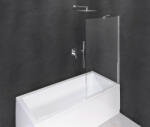 POLYSAN Modular Shower kádparaván 90x150 cm, transzparent üveg BMS1-90 (BMS1-90)