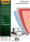 Fellowes spirálozó előlap, átlátszó, kék színű műanyag, A4, 200 mikron, 100db/csomag (IFW53771)