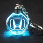 Honda kulcstartó lézergravírozott váltakozó Led fénnyel (Honda)