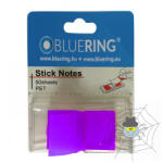 Bluering Jelölőcímke 25x45mm, 50lap, műanyag Bluering®, lila - spidershop