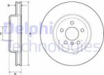 DELPHI Disc frana DELPHI BG9154C (BG9154C) - automobilus