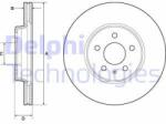 DELPHI Disc frana DELPHI BG4799C (BG4799C) - automobilus
