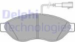 DELPHI set placute frana, frana disc DELPHI LP2498 (LP2498)