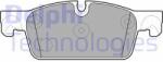 DELPHI set placute frana, frana disc DELPHI LP2248 (LP2248)