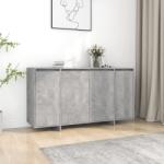 vidaXL Servantă, gri beton, 135x41x75 cm, PAL (809597) Comoda