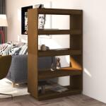 vidaXL Bibliotecă/Separator cameră, maro miere, 80x35x135 cm lemn pin (810892) Biblioteca