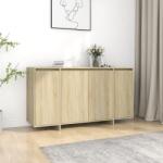 vidaXL Servantă, stejar sonoma, 135x41x75 cm, PAL (809596) Comoda