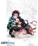 Abysse Corp Demon Slayer "Tanjiro & Nezuko Snow" 91, 5x61 cm poszter (ABYDCO800) - bestbyte