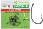 Korum Xpert Specimen Micro Barbed Hook feeder horog 10 (KHXSNB/10)
