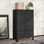 vidaXL Dulap de haine industrial, antracit, 67x35x107 cm, oțel (339612) Garderoba
