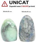  Piatra Lunii cu Garnierit Mineral Natural Rulat - 88-100x66x45-56 mm - ( XXL ) - 1 Buc