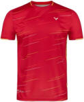 Victor T-23101 D férfi tollaslabda, squash póló (piros)