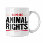  I support animal rights - Fehér Bögre (282152)