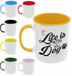  Life is better with dogs - Színes Bögre (119052)