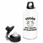  Vegán mert imádom az állatokat - Fémkulacs (455782)