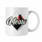  Life is better with a cat - Fehér Bögre (991482)