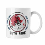  Lets ride - Fehér Bögre (949232)