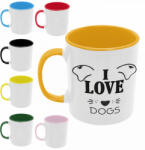  I love dogs - Színes Bögre (518684)
