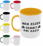  Nem eszek semmit, ami kakil - Színes Bögre (471806)