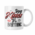  Dog kisses fix everything - Fehér Bögre (268573)