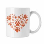  Tappancs szív - Fehér Bögre (580174)