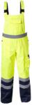LAHTI PRO Pantalon Reflectorizant Cu Pieptar / Galben - L (l4110503) - vexio