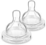 Philips Avent Classic+ SCF631/27 2 x 1 lyukú áttetsző újszülött pótcumi (SCF631/27)