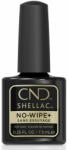 CND Shellac - No-Wipe+ Top Coat fixálásmentes fedőlakk 7, 3ml