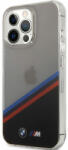 BMW Apple iPhone 13 Mini (5.4) BMW TPU tricolor hátlap tok, átlátszó - BMHCP13SMHLPK