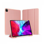 Dux Ducis DOMO luxus Smart Wake Sleep PU+TPU Trifold állványos fliptok, védőtok Apple iPad Pro 12.9 2020 / Pro 12.9 2021, rózsaszín
