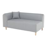 Mobikon Canapea tapiterie gri stanga Broken 144x67x76 cm (0000238797) Canapea