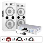 Electronic-Star DJ PA Sistem "DJ-22" Boxe și amplificator + cablu 2 x 350W (PL-4821-3494) (PL-4821-3494)