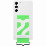 Samsung Galaxy S22 silicone cover with strap white (EF-GS906TWEGWW)