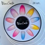 Deni Carte Unghii false, ombre, 24 buc. - Deni Carte 3285 24 buc