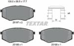 TEXTAR set placute frana, frana disc TEXTAR Q+ 2518701 (2518701)
