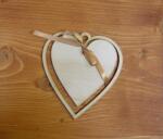  Natúr fa - Szív kerettel 11, 5x12, 5cm