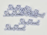  Fa "Isten Hozott" felirat lila 10cm 6db/csomag