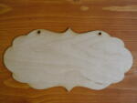  Natúr fa - Tábla fodros 12x25cm