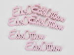  Fa "Édes Otthon" felirat pink 10cm 6db/csomag - kosarbolt