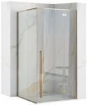 Rea Cabina de dus patrata Rea Fargo cu usa batanta 90x90 auriu (5902557355815)